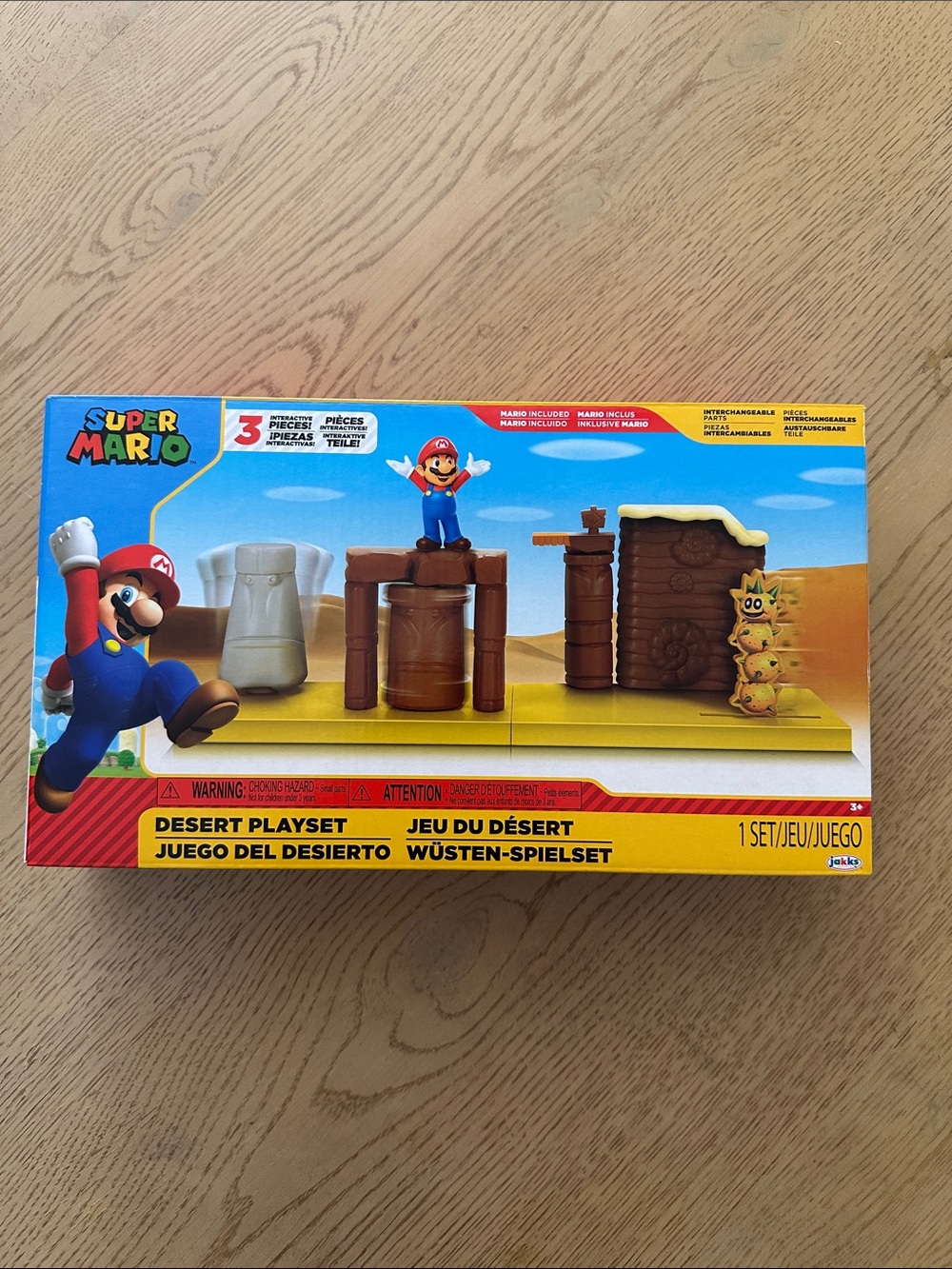 Nintendo Super Mario Desert Playset - Brown, Blue, Yellow
